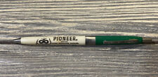 Vintage Pioneer Brand Corn Sorghum Alfalfa White Green Click Pen picture