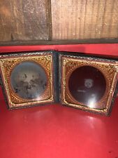 Antique Baby Tintypes In Case picture