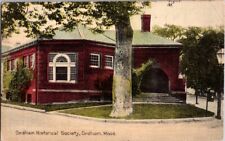 Postcard Dedham Historical Society Building Dedham MA Massachusetts 1922    M425 picture