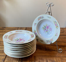 Unmarked Noritake Rose China 8” Pasta/Soup Plate Empire” Occ.Japan Set of 10 Exc picture