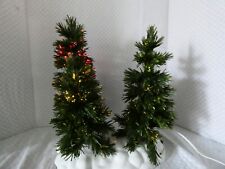 Lemax Blinking & Singing Musical Shimmering Spruce Trees   Tested Works picture