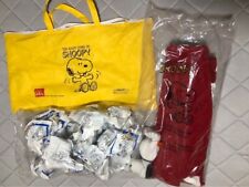 McDonald's Peanuts 2001 Snoopy Tapestry Happy Set 28 Doll Multicolor Plush New picture
