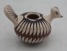 Mata Ortiz Hand built and Hand Painted  Bird Shape Pot  by  Martha Hernandez picture