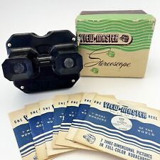 Vintage Sawyers VIEW MASTER 3D Slide Viewer Stereoscope Includes Box 7 Reels picture
