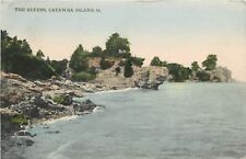 Hand-Colored Postcard; The Bluffs, Catawba Island OH Ottawa County, Posted picture
