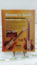1979 Kramer DMZ BASS Guitar PRINT AD 8 X 11 picture