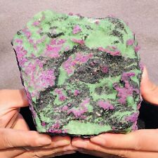 8.74lb Large Rare Natural Red Green Gemstone Ruby Zoisite Crystal Rough Mineral picture