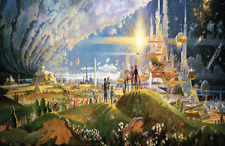 Disney Epcot Horizons Mural Attraction Painting Poster Walt Disney World picture