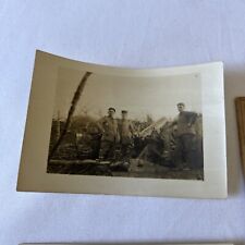Antique Black And White WW1 Real Photos With Soliders picture