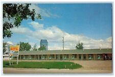 c1960 North Gate Motel Exterior Building Conrad Montana Vintage Antique Postcard picture