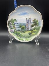 ANTIQUE CABINET   PLATE ,  HAND PAINTED, SIGNED BY ARTIST ,LANDSCAPE 8