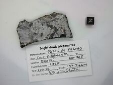 Patos de Minas Meteorite, 154.3 grams, slice picture
