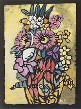Purple Flowers : Margaret Preston :  Archival Quality Art Print 11x17 picture