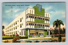 Miami Beach FL-Florida, the Clyde Hotel, Advertising Vintage c1949 Postcard picture