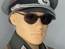 Reproduction WWII German Luftwaffe Umbral Sunglasses Vintage 1940s Red Brown picture