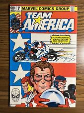 TEAM AMERICA 7 IDEAL TOYS EDITION VARIANT BILL MANTLO STORY MARVEL COMICS 1982 picture
