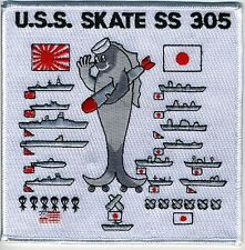 USS Skate SS 305 - WWII Battleflag BC Patch Cat No C5882 picture