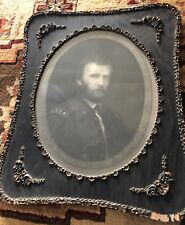 Framed Fabric Print of William Edgar Marshall's 1868 Engraving Ulysses S. Grant picture