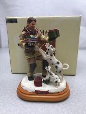 Vanmark “Christmas 2002” Fireman Dalmatians  Figurine 1st Edition KG picture