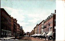 Vintage Postcard Essex Street Lawrance MA Massachusetts 1910               G-624 picture