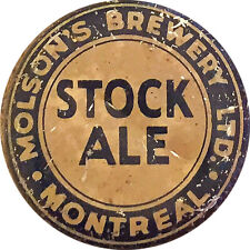 Vintage Molson's Brewery Stock Ale Beer Ad Reproduction Metal Sign  picture