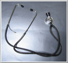 Vintage rubber metal Stethoscope Doctors Medical Stethoscope #13424 picture