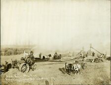 Hardy Bros Agricultural Machine, Horse Roland Manitoba Canada Vintage Farm Photo picture