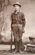 INDIAN WARS US ARMY 7TH INFANTRY REGIMENT SOLDIER (LITTLE BIG HORN) PHOTO c1890 picture