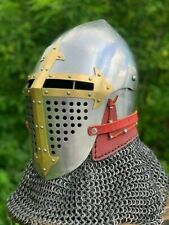 HMB battle Ready helmet 14 gauge Medieval Bascinet picture