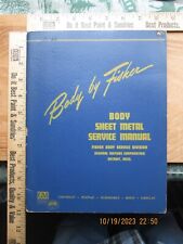 text book of metal panel repair on 1941 1942 fisher unisteel bodies 1946 picture