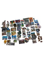 Lot of 70 Vintage Souvenir Travel Magnets Refrigerator United States & World picture