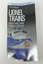 Kalmbach Greenberg's Lionel Trains Pocket Price Guide 1901- 2013 - 2013 edition  picture