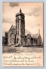 Robinson IL-Illinois, M.E. Church, Religious Building, Antique Vintage Postcard picture