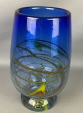 VTG Adam Jablonski Art Glass Vase. Signed By Artist. Excellent Condition picture