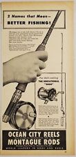 1949 Print Ad Ocean City 2000 Fishing Reels & Montague Rods Philadelphia & Mass picture