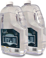 HYOOLA 1-Gallon Liquid Paraffin Lamp Oil - Clear Smokeless Odorless Clean 2 pack picture