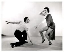 LD282 Original Ewing Galloway Photo COUPLES DANCING Beautiful Woman in Stockings picture