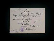 Adolf Hitler Signed German Chancellor Fuhrer Death Certificate Document Germany picture