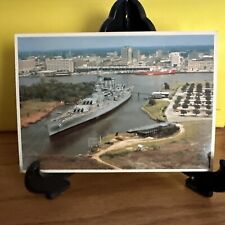 Wilmington NC-North Carolina, U.S.S N Carolina Battleship Docked At Port City picture