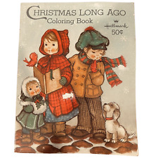Vintage Hallmark  “Christmas Long Ago” Coloring Book NEW  UNUSED picture
