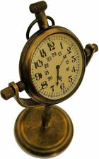Beautiful Vintage Brass Desk Clock Table Clock Antique Nautical Clock Brass Gift picture