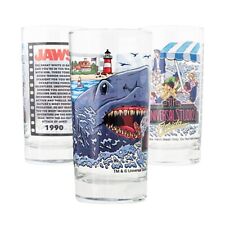 Universal Studios Retro Jaws Collectible Glass picture