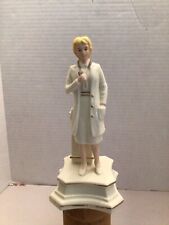 Female Doctor Figurine Or Nurse Figurine Musical Vintage 2001 Gift Of Sound Work picture