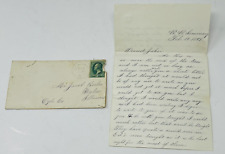 1879 Original Letter From Rock River IL Seminary Student Night Before Closing picture