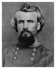 NATHAN BEFORD FORREST CONFEDERATE CIVIL WAR GENERAL IN UNIFORM 8X10 PHOTO picture