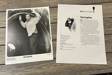 Vintage NBC Theatricals The Fugitive Fact Sheet and Photo Press Release picture