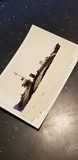 WWI World War I USN Navy USS No. 1396 Mine Sweeper North Sea Barrage Real Photo  picture