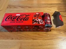 Lot of 12 Marvel Coca Cola Zero Sugar Iron Man Cans Ironman UNOPENED Collectors picture