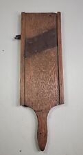 VINTAGE ANTIQUE PRIMITIVE CHEESE & PRODUCE SLICER SHAVER CUTTER WOOD WOODEN  picture
