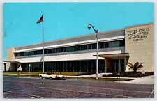 Postcard U. S. Post Office, Central Plaza, St. Petersburg Florida Posted 1961 picture